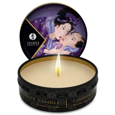 SHUNGA - MINI CARESS BY CANDELIGHT EXOTIC FRUITS MASSAGE CANDLE SHUNGA - MINI CARESS BY CANDELIGHT EXOTIC FRUITS MASSAGE CANDLE