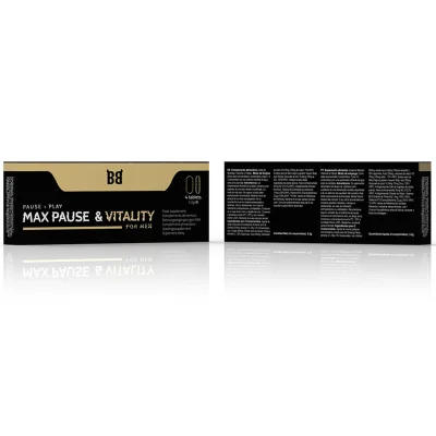 BLACK BULL - MAX PAUSE VITALITY RETARDANT FOR MEN 4 CAPSULES BLACK BULL - MAX PAUSE VITALITY RETARDANT FOR MEN 4 CAPSULES