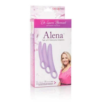 CALEXOTICS - DR LAURA BERMAN ALENA SET OF 3 SILICONE DILATORS CALEXOTICS - DR LAURA BERMAN ALENA SET OF 3 SILICONE DILATORS