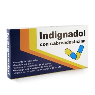 DIABLO GOLOSO - INDIGNADOL MEDICATION BOX DIABLO GOLOSO - INDIGNADOL MEDICATION BOX