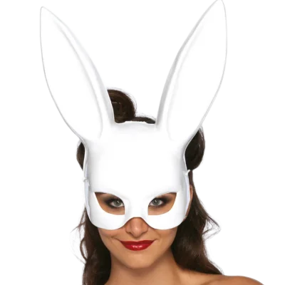 LEG AVENUE - MASQUERADE RABBIT MASK WHITE