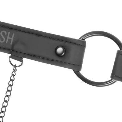 FETISH SUBMISSIVE - GAG RING WITH NIPPLE CLAMPS FETISH SUBMISSIVE - GAG RING WITH NIPPLE CLAMPS