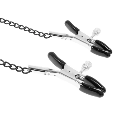 FETISH SUBMISSIVE - GAG RING WITH NIPPLE CLAMPS FETISH SUBMISSIVE - GAG RING WITH NIPPLE CLAMPS