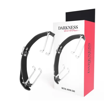 DARKNESS - GAG WITH BLACK HOOK DARKNESS - GAG WITH BLACK HOOK