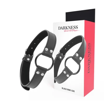 DARKNESS - GAG WITH RING DIAMETER 3.6 CM DARKNESS - GAG WITH RING DIAMETER 3.6 CM