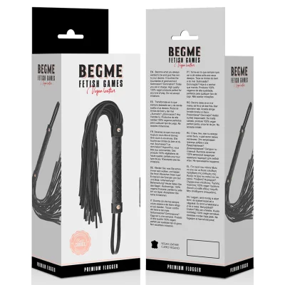 BEGME - BLACK EDITION VEGAN LEATHER FLOGGER BEGME - BLACK EDITION VEGAN LEATHER FLOGGER