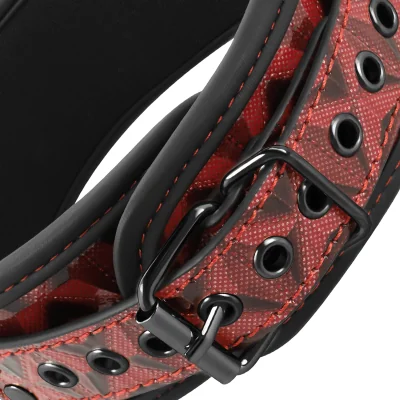 BEGME - RED EDITION COLLAR WITH NIPPLE CLAMPS WITH NEOPRENE BEGME - RED EDITION COLLAR WITH NIPPLE CLAMPS WITH NEOPRENE