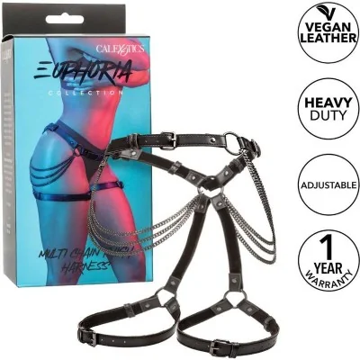 CALEXOTICS - EUPHORIA MULTI CHAIN THIGH HARNESS CALEXOTICS - EUPHORIA MULTI CHAIN THIGH HARNESS