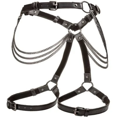 CALEXOTICS - EUPHORIA PLUS SIZE MULTI CHAIN THIGH HARNESS CALEXOTICS - EUPHORIA PLUS SIZE MULTI CHAIN THIGH HARNESS