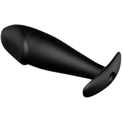 PRETTY LOVE - SILICONE ANAL PLUG PENIS FORM AND 12 VIBRATION