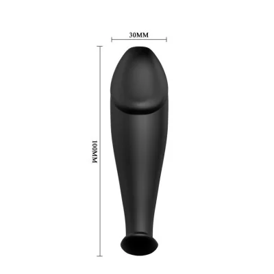 PRETTY LOVE - SILICONE ANAL PLUG PENIS FORM AND 12 VIBRATION