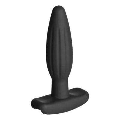 ELECTRASTIM - SILICONE BLACK ROCKER BUTT PLUG SMALL ELECTRASTIM - SILICONE BLACK ROCKER BUTT PLUG SMALL