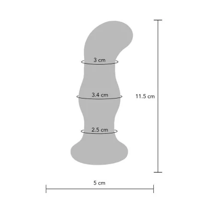TOYJOY - THE GLEAMING VIBRATING GLAS BUTTPLUG TOYJOY - THE GLEAMING VIBRATING GLAS BUTTPLUG