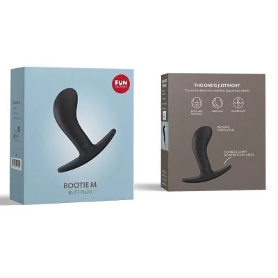 FUN FACTORY - BOOTIE ANAL PLUG MEDIUM BLACK FUN FACTORY - BOOTIE ANAL PLUG MEDIUM BLACK