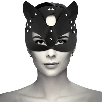 COQUETTE CHIC DESIRE - VEGAN LEATHER MASK WITH BUNNY EARS COQUETTE CHIC DESIRE - VEGAN LEATHER MASK WITH BUNNY EARS