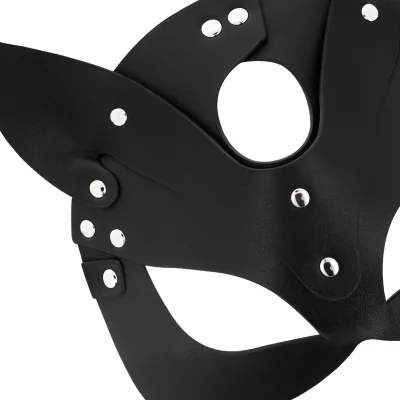 COQUETTE CHIC DESIRE - VEGAN LEATHER MASK WITH BUNNY EARS COQUETTE CHIC DESIRE - VEGAN LEATHER MASK WITH BUNNY EARS
