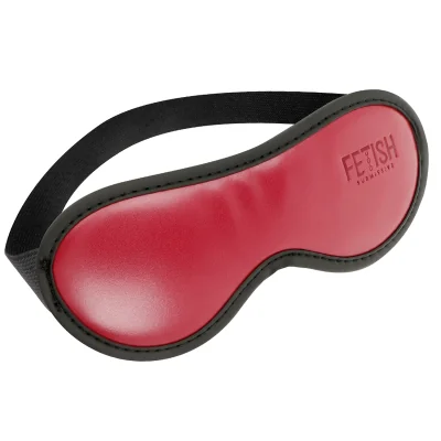 FETISH SUBMISSIVE DARK ROOM - VEGAN LEATHER MASK WITH NEOPRENE