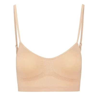 BYE-BRA - MEDIUM CONTROL BRA SEAMLESS BEIGE SIZE XXL