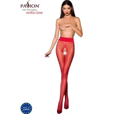 PASSION - TIOPEN 001 RED TIGHTS 3/4 20 DEN PASSION - TIOPEN 001 RED TIGHTS 3/4 20 DEN