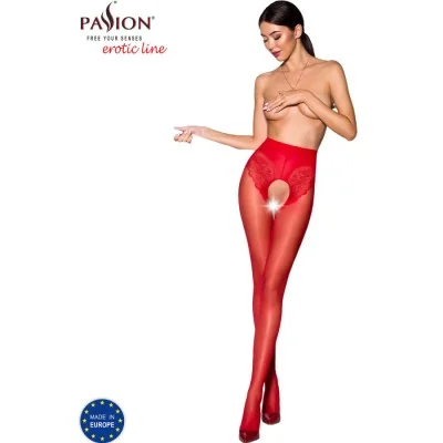 PASSION - TIOPEN 006 RED TIGHTS 3/4 30 DEN PASSION - TIOPEN 006 RED TIGHTS 3/4 30 DEN