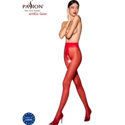 PASSION - TIOPEN 007 RED TIGHTS 3/4 20 DEN PASSION - TIOPEN 007 RED TIGHTS 3/4 20 DEN