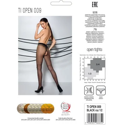 PASSION - TIOPEN 009 BLACK TIGHTS 3/4 20 DEN PASSION - TIOPEN 009 BLACK TIGHTS 3/4 20 DEN