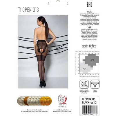 PASSION - TIOPEN 013 BLACK TIGHTS 3/4 20/40 DEN PASSION - TIOPEN 013 BLACK TIGHTS 3/4 20/40 DEN