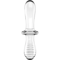 SATISFYER - DOUBLE CRYSTAL DILDO BLUE SATISFYER - DOUBLE CRYSTAL DILDO BLUE