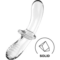 SATISFYER - DOUBLE CRYSTAL DILDO BLUE SATISFYER - DOUBLE CRYSTAL DILDO BLUE