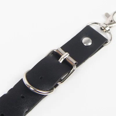 SUBBLIME - BELT AND GARTER HARNESS WITH RINGS AND CHAINDETAIL