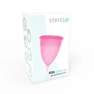 STERCUP - FDA SILICONE MENSTRUAL CUP PINK - SIZE S STERCUP - FDA SILICONE MENSTRUAL CUP PINK - SIZE S