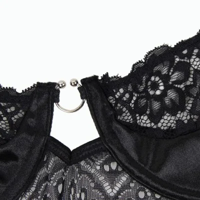 SUBBLIME - CORSET CORSET AND BELT BLACK L/XL SUBBLIME - CORSET CORSET AND BELT BLACK L/XL