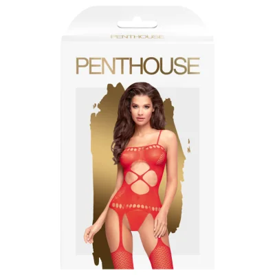 PENTHOUSE - HOT NIGHTFALL BODYSTOCKING RED XL PENTHOUSE - HOT NIGHTFALL BODYSTOCKING RED XL