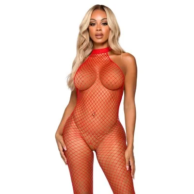 LEG AVENUE - LE FRIVOLE BODYSTOCKING - CUELLO RACER TALLA UNICA