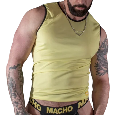MACHO - YELLOW T-SHIRT L/XL