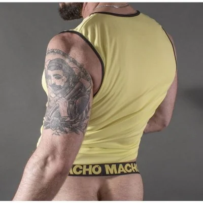 MACHO - YELLOW T-SHIRT L/XL