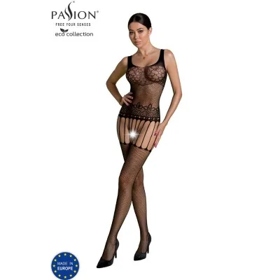 PASSION - ECO COLLECTION BODYSTOCKING ECO BS001 WHITE