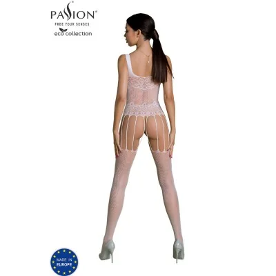 PASSION - ECO COLLECTION BODYSTOCKING ECO BS001 WHITE PASSION - ECO COLLECTION BODYSTOCKING ECO BS001 WHITE