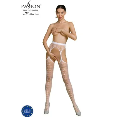 PASSION - ECO COLLECTION BODYSTOCKING ECO S008 WHITE PASSION - ECO COLLECTION BODYSTOCKING ECO S008 WHITE