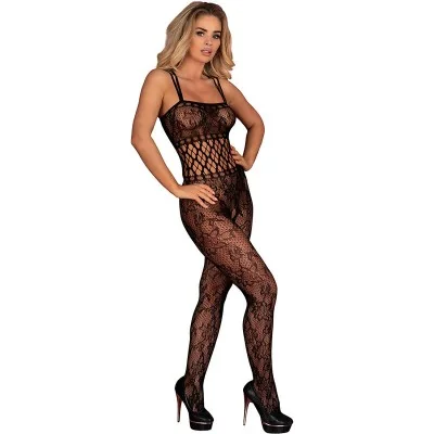 LIVCO CORSETTI FASHION - JUNONNA LC XG049 BODYSTOCKING BLACK