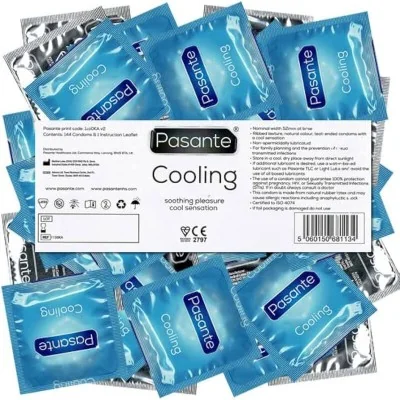 PASANTE - CONDOMS COOLING EFFECT BAG 144 UNITS PASANTE - CONDOMS COOLING EFFECT BAG 144 UNITS