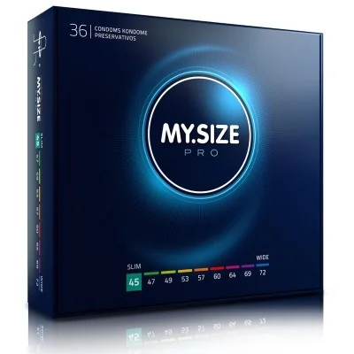 MY SIZE - PRO CONDOMS 45 MM 36 UNITS MY SIZE - PRO CONDOMS 45 MM 36 UNITS