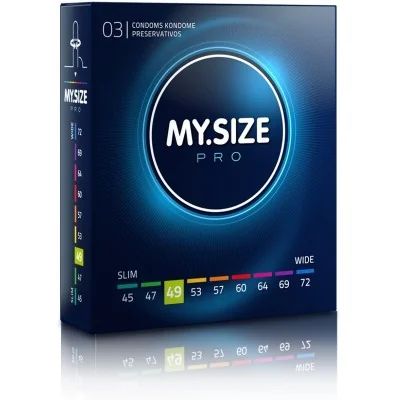 MY SIZE - PRO CONDOMS 49 MM 3 UNITS MY SIZE - PRO CONDOMS 49 MM 3 UNITS