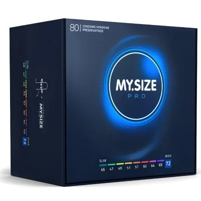 MY SIZE - PRO CONDOMS 72 MM 80 UNITS MY SIZE - PRO CONDOMS 72 MM 80 UNITS