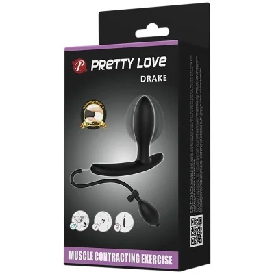 PRETTY LOVE - DRAKE INFLATABLE ANAL PLUG PRETTY LOVE - DRAKE INFLATABLE ANAL PLUG