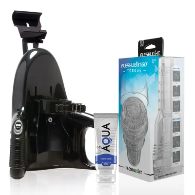 FLESHLIGHT - GO MASTURBADOR TORQUE ICE + UNIVERSAL LAUNCH +