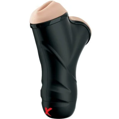 PDX ELITE - DOUBLE PENETRATION VIBRATING STROKER PDX ELITE - DOUBLE PENETRATION VIBRATING STROKER