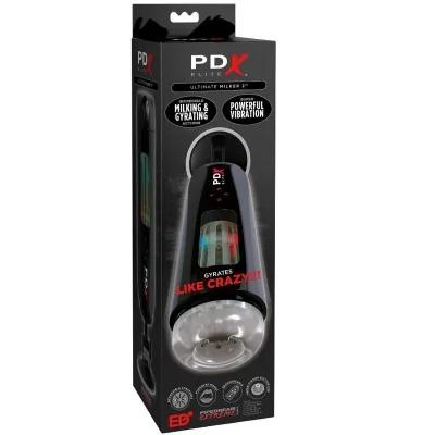 PDX ELITE - STROKER ULTIMATE MILKER 2 ROTATING VIBRATOR