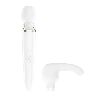 SATISFYER - DOUBLE WANDER APP WHITE SATISFYER - DOUBLE WANDER APP WHITE