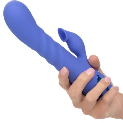 CALEXOTICS - L.A LOVE VIBRATOR SUCKER BLUE BY CALIFORNIA